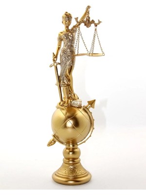 Die Grup Polyester Dünya Küre Üzerinde Adalet Biblosu ALI2894 DIEGRP-RSKRGLT34