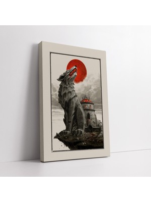 KOSS Dijital Uluyan Kurt Kanvas Tablo