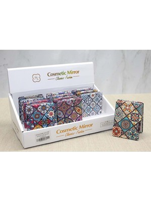 Katre46 Taşlı El Aynası Dikdörtgen Ince
