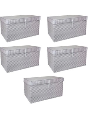 Die Grup Çok Amaçlı Düzenleyici Kutu Organizer Cırt Cırtlı Hurç Mega Plus Boy 40CM x 30CM x 70CM (5 A