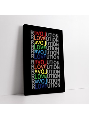 KOSS Dijital Revolution Love Renkli Kanvas Tablo