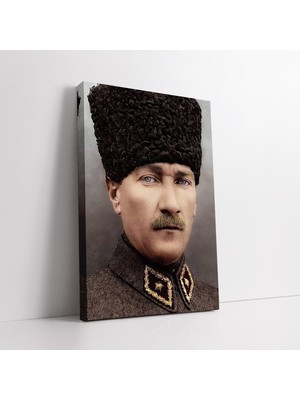KOSS Dijital Gazi Mustafa Kemal Atatürk Karizma Portre Kanvas Tablo, Ev Ofis Oturma Odası Için Atatürk Tablo
