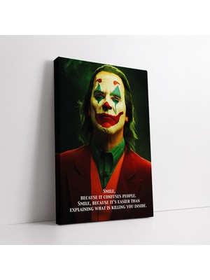 KOSS Dijital Joker Motivasyonel Sözler Kanvas Tablo