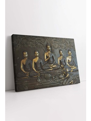 KOSS Dijital Buda Kanvas Tablo, Hint Tanrıları Tablo, Hindu Budha Kanvas, Moda Duvar Dekorasyon, Dekoratif Tablo
