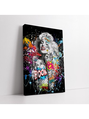 KOSS Dijital Pop Art Marilyn Monroe Kanvas Tablo
