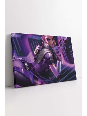 KOSS Dijital Overwatch Oyun Afişi Dekoratif Yatay Kanvas Tablo, Oyun Gamer Bilgisayar Odası Için Duvar Dekoru