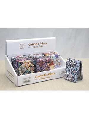 Katre46 Taşlı El Aynası Dikdörtgen Kalın