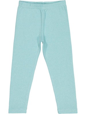 Civil Girls Düz 6-9 Yaş Tayt - Yeşil 9-10 Yaş