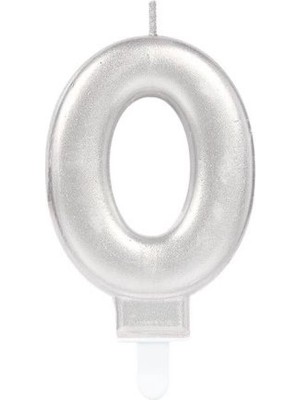 SHC4200 0 Rakamı Mum Gümüş Renk