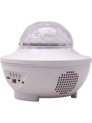 Die Grup Çok Renkli Projektör Lamba Disko Topu Gece Lambası Kablosuz DIEGRP-RSKRGLT34