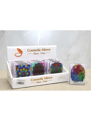 Katre46 Mandala Desenli Hareketli Sulu El Aynası