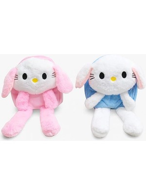 Die Grup Işıklı Peluş Oynar Kulaklı My Melody ve Cinnamoroll Sırt Çantası DIEGRP-RSKRGLT34