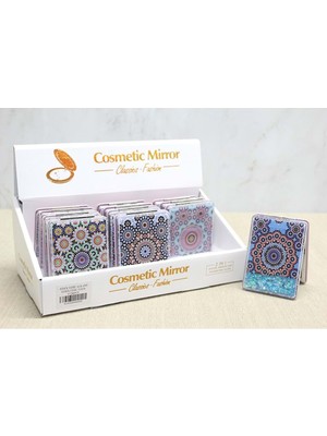 Katre46 Mandala Desenli Hareketli Sulu El Aynası