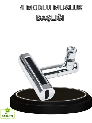 Die Grup 4 Fonksiyonlu Musluk Başlığı 360 Derece Dönebilen ve Su Tasarruflu DIEGRP-RSKRGLT34