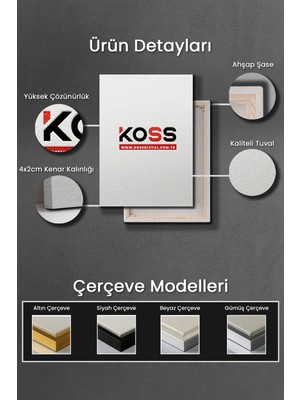 KOSS Dijital Arnold Schwarzenegger Vücut Geliştirme Motivasyon Spor Salonu Boks Ringi Yatay Kanvas Duvar Tablosu