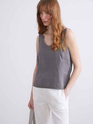 Lc Waikiki Yeni Sezon V Yaka Modal Karışımlı Bluz