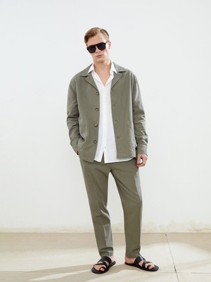 Lc Waikiki Yeni Sezon Standart Kalıp Keten Karışımlı Erkek Pantolon