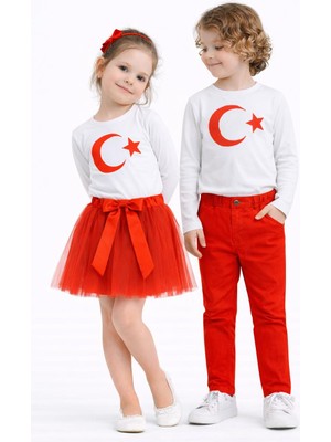 Mavimoure 23 Nisan 29 Ekim Kız ve Erkek Çocuk Uzun Kol Takım
