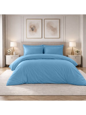 Sabia %100 Pamuk Tek Kişilik Nevresim Takımı 100X200 cm +37 cm Yüksekliğe Kadar Uygun – 2 Yastıklı