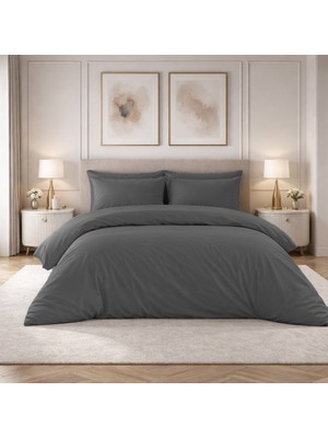 Sabia %100 Pamuk Tek Kişilik Nevresim Takımı 100X200 cm +37 cm Yüksekliğe Kadar Uygun – 2 Yastıklı