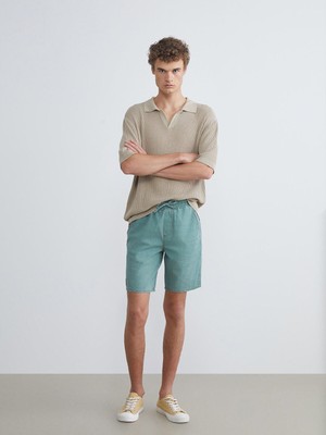 Lc Waikiki Yeni Sezon Rahat Kalıp Erkek Jean Şort