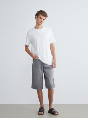 Lc Waikiki Yeni Sezon Rahat Kalıp Erkek Jean Şort