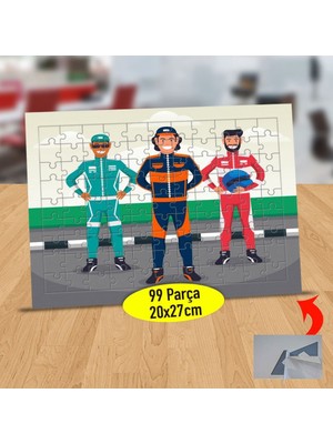 Asilmeydan Formula 1 Yarışçıları 99 Parça Puzzle Yapboz TABLO-23-2147870920