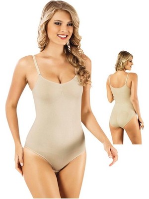 Bipamuk Kadın Korse Body Bel ve Karın Toparlayıcı Ince Gösteren Ayarlanabilir Askılı