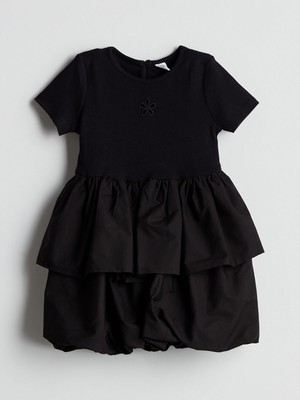 Lc Waikiki Yeni Sezon Katkat Kız Çocuk Balon Elbise