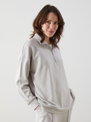 Lc Waikiki Yeni Sezon Dik Yaka Kadın Sweatshirt