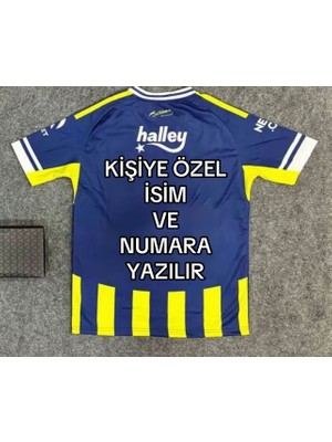 Candy Cup Fener'bâhçê\\ 2026 Çubuklu Kişiye Özel Yeni Sezon Yetişkin Futbol Forması