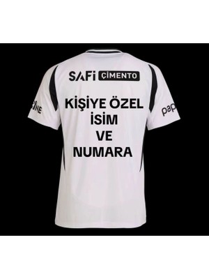 Candy Cup B.eşiktâ.ş Yeni Sezon Kişiye Özel 2025/2026 Yetişkin Forması Beyaz