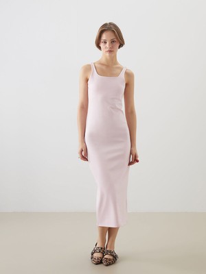 Lc Waikiki Yeni Sezon U Yaka Bodycon Elbise