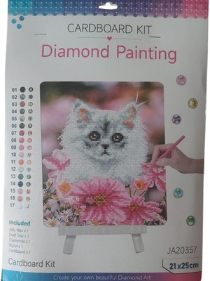 Duck Hoby 21X25 Çocuklar Için Boncuklu Taşlı Mozaik Elmas Boyama Goblen Pano Tablo Resim Boncuk Puzzle Diamond Painting