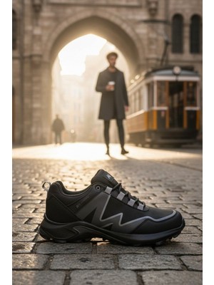 Enoch Erkek Outdoor Görünümlü Termal Su Geçirmez Günlük Spor Ayakkabı Kaymaz Dişli Taban Mevsimlik Sneaker