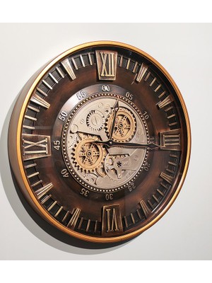 Stumbanng Özel Tasarım Metal Çarklı Duvar Saati