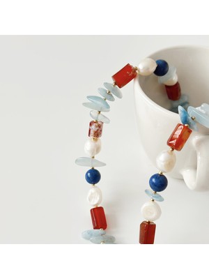 Vesce Atelier Reina Kolye | Doğaltaş