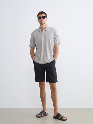 Lc Waikiki Yeni Sezon Standart Kalıp Keten Karışımlı Erkek Şort