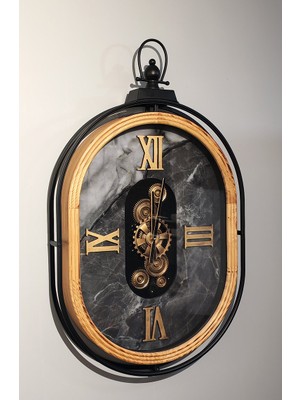 Stumbanng Özel Tasarım Metal Çarklı Duvar Saati