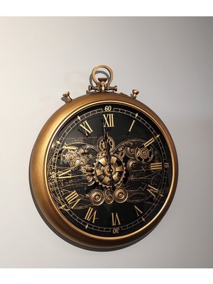 Stumbanng Özel Tasarım Metal Çarklı Duvar Saati