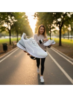 Enoch Erkek Yüksek Tabanlı Spor Ayakkabı Kalın Taban Yürüyüş ve Günlük Sneaker