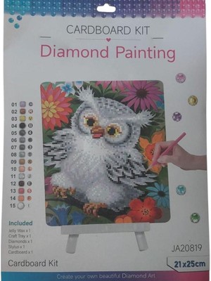 Duck Hoby 21X25 Çocuklar Için Boncuklu Taşlı Mozaik Elmas Boyama Goblen Pano Tablo Resim Boncuk Puzzle Diamond Painting