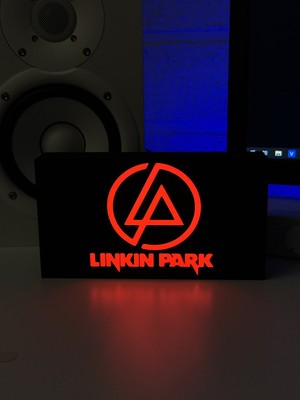 Masa Lambası - Linkin Park Adaptörlü Dekoratif & Hediyelik Lamba