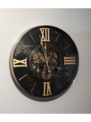 Stumbanng Özel Tasarım Metal Çarklı Duvar Saati