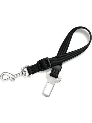 Tineke Evcil Hayvan Araç Emniyet Kemeri Kedi Köpek Araba Oto Tasması Oto Aksesuarları (Siyah)