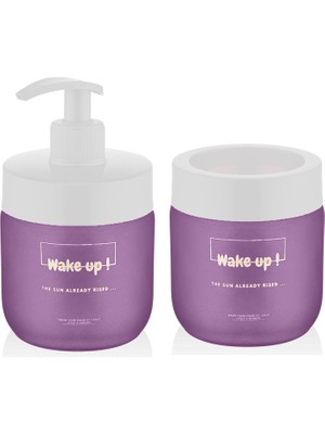 Promosyonca Cam Sabunluk ve Diş Fırçası Kutusu Seti (Mor)