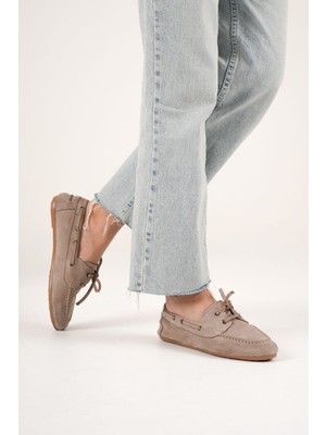 Mevese Bian Kadın Vizon Günlük Süet Ayakkabı