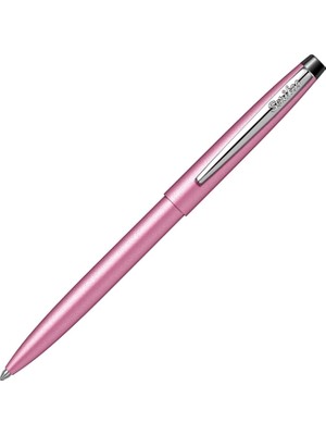 Scrikss F108 Tükenmez Kalem, Kapaktan Basmalı Mekanizma, Pembe