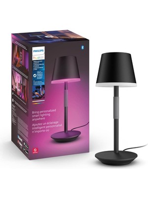 Hue Go Belle Taşınabilir Masa Lambası - Siyah