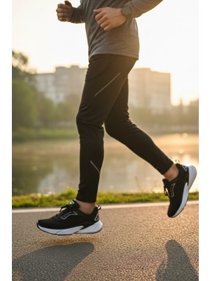 Enoch Erkek Yüksek Taban Spor Ayakkabı Modern Tasarım Sneaker Esnek Yürüyüş Modeli